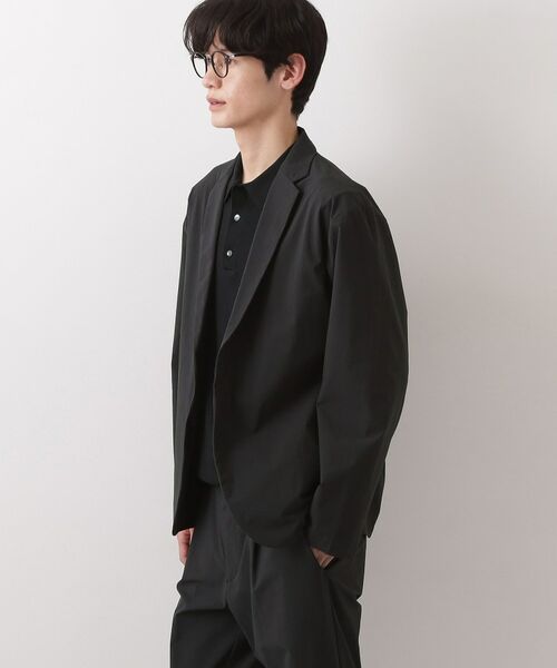 THE SHOP TK / ザ ショップ ティーケー テーラードジャケット | 《KURO》コーデュラナイロン ジャケット セットアップ可／防シワ／撥水／ストレッチ | 詳細2