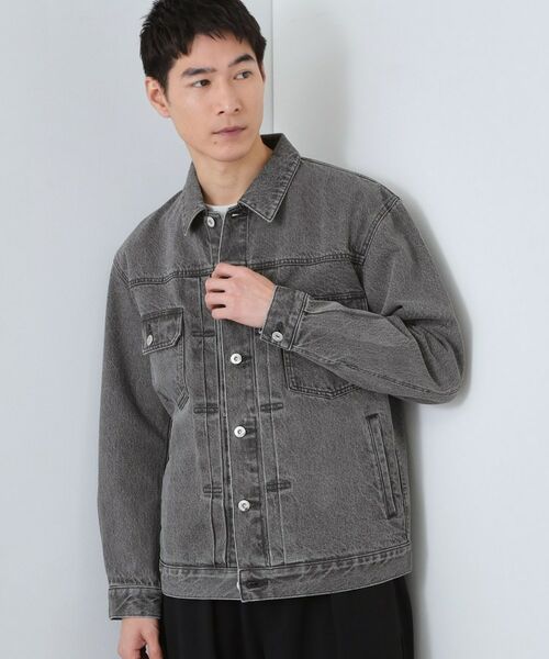 THE SHOP TK / ザ ショップ ティーケー レザーブルゾン・ジャケット | デニムGジャン | 詳細1