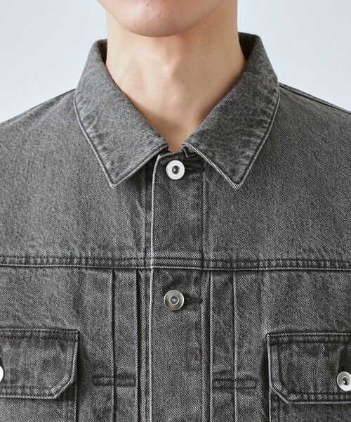 THE SHOP TK / ザ ショップ ティーケー レザーブルゾン・ジャケット | 【大人にも取り入れやすい】デニムジャケット セットアップ可/洗濯機OK | 詳細18