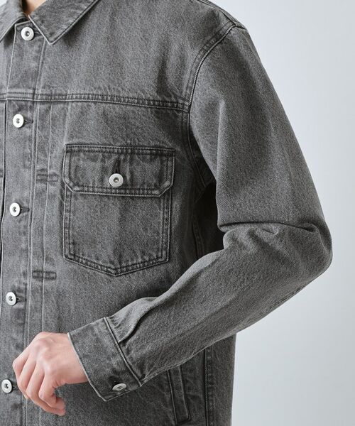 THE SHOP TK / ザ ショップ ティーケー レザーブルゾン・ジャケット | 【大人にも取り入れやすい】デニムジャケット セットアップ可/洗濯機OK | 詳細19