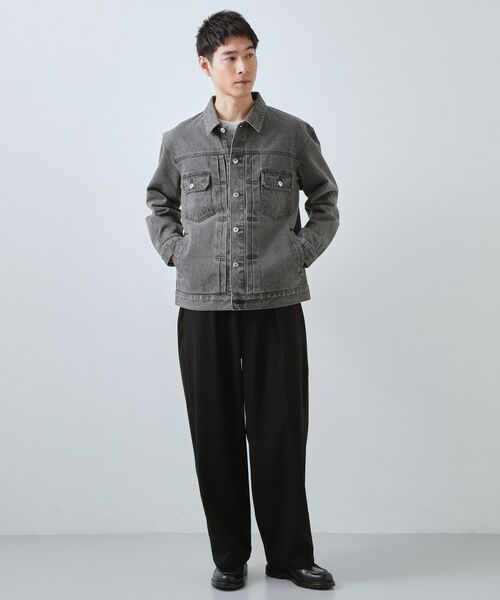 THE SHOP TK / ザ ショップ ティーケー レザーブルゾン・ジャケット | デニムGジャン | 詳細3