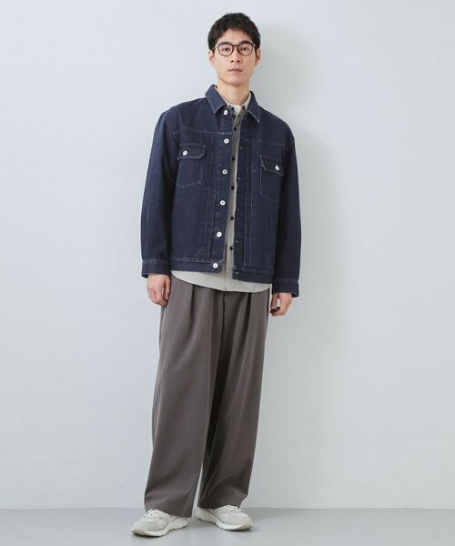 THE SHOP TK / ザ ショップ ティーケー レザーブルゾン・ジャケット | デニムGジャン | 詳細7