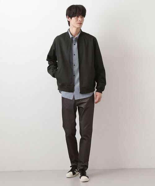 THE SHOP TK / ザ ショップ ティーケー レザーブルゾン・ジャケット | FLEXLINE ストレッチリブブルゾン | 詳細11