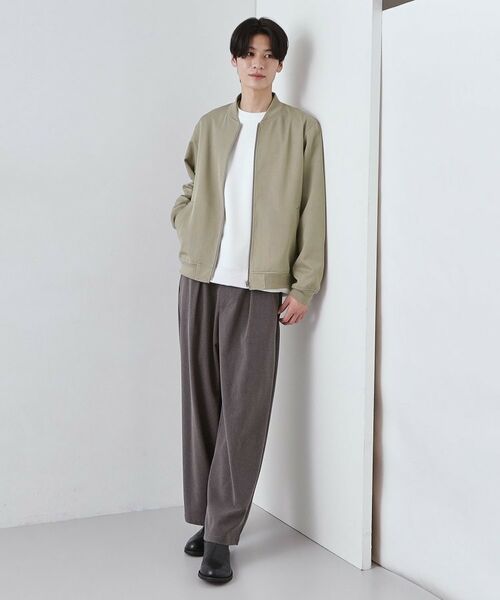 THE SHOP TK / ザ ショップ ティーケー レザーブルゾン・ジャケット | FLEXLINE ストレッチリブブルゾン | 詳細15