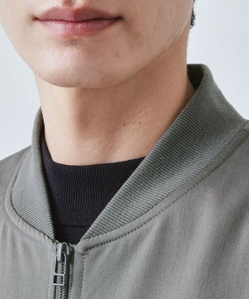 THE SHOP TK / ザ ショップ ティーケー レザーブルゾン・ジャケット | FLEXLINE ストレッチリブブルゾン | 詳細21