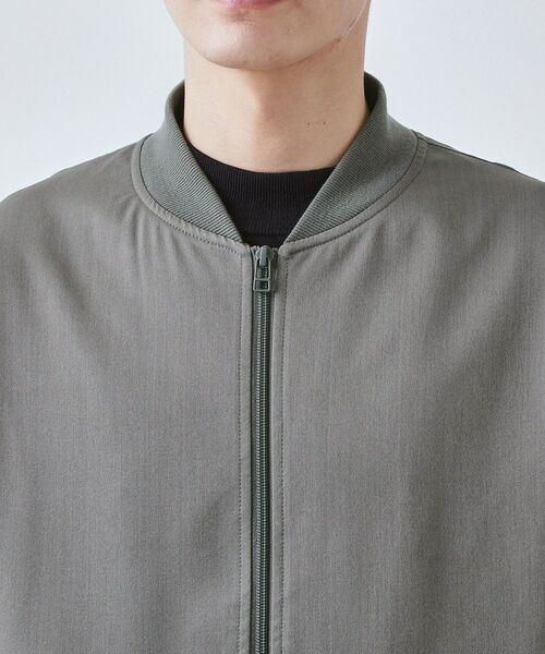 THE SHOP TK / ザ ショップ ティーケー レザーブルゾン・ジャケット | FLEX LINE ストレッチリブブルゾン ストレッチ/防シワ/マシンウォッシャブル/セットアップ可 | 詳細27