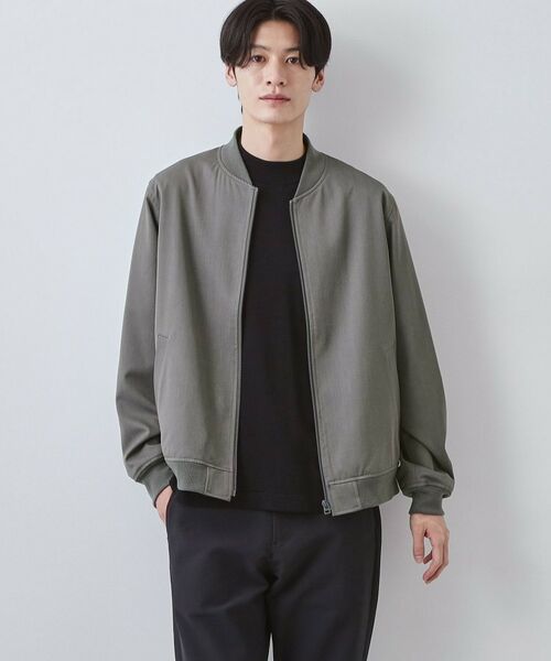 THE SHOP TK / ザ ショップ ティーケー レザーブルゾン・ジャケット | FLEXLINE ストレッチリブブルゾン | 詳細5