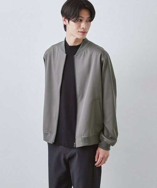 THE SHOP TK / ザ ショップ ティーケー レザーブルゾン・ジャケット | FLEXLINE ストレッチリブブルゾン | 詳細6