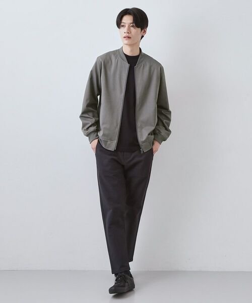 THE SHOP TK / ザ ショップ ティーケー レザーブルゾン・ジャケット | FLEXLINE ストレッチリブブルゾン | 詳細7