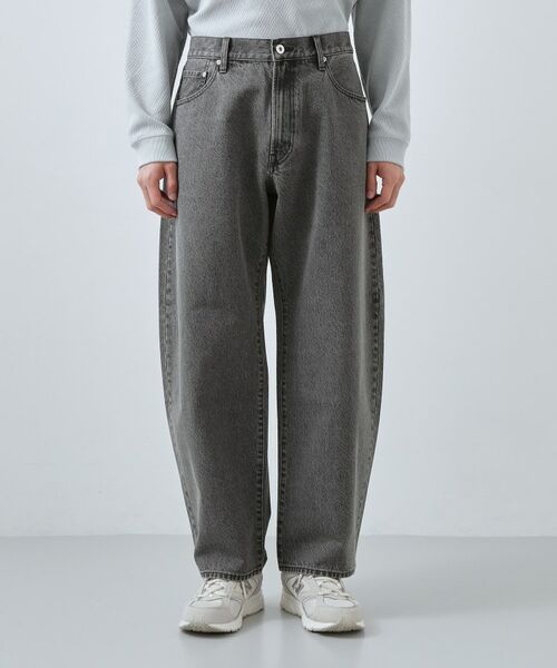 THE SHOP TK / ザ ショップ ティーケー デニムパンツ | 【半歩先のオシャレ】デニムカーブパンツ　セットアップ可/洗濯機OK | 詳細18