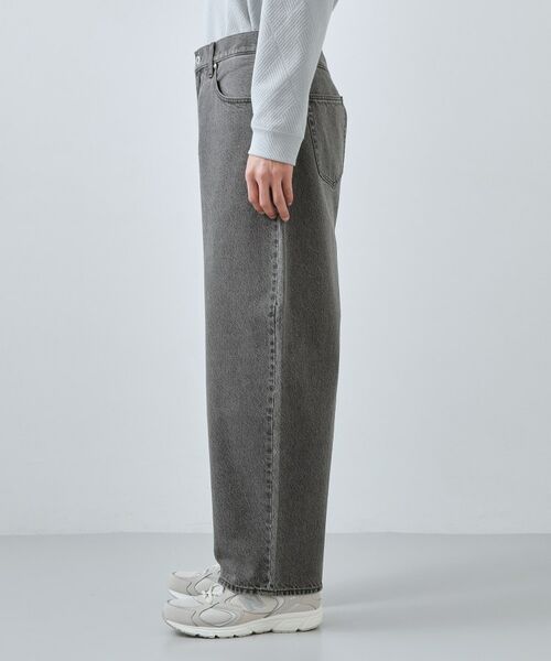 THE SHOP TK / ザ ショップ ティーケー デニムパンツ | 【半歩先のオシャレ】デニムカーブパンツ　セットアップ可/洗濯機OK | 詳細19