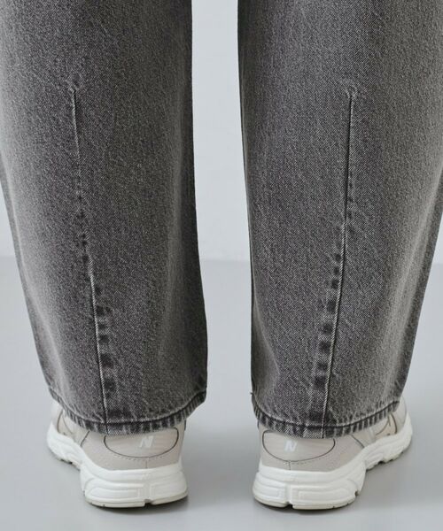THE SHOP TK / ザ ショップ ティーケー デニムパンツ | 【半歩先のオシャレ】デニムカーブパンツ　セットアップ可/洗濯機OK | 詳細25