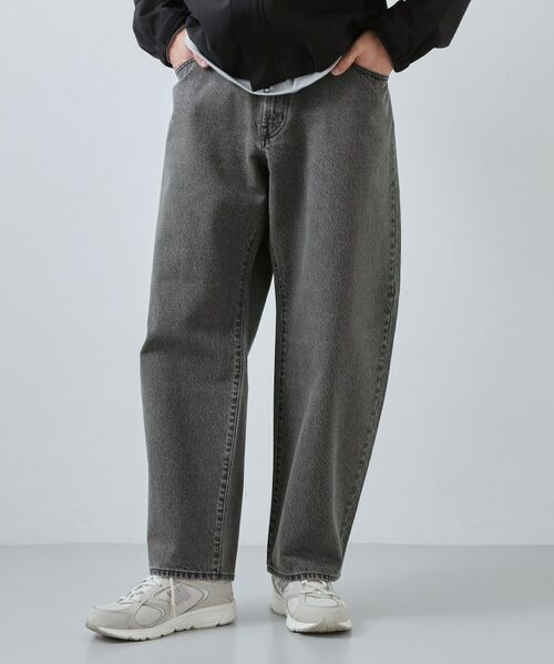 THE SHOP TK / ザ ショップ ティーケー デニムパンツ | デニムカーブパンツ（ブラック(019)）