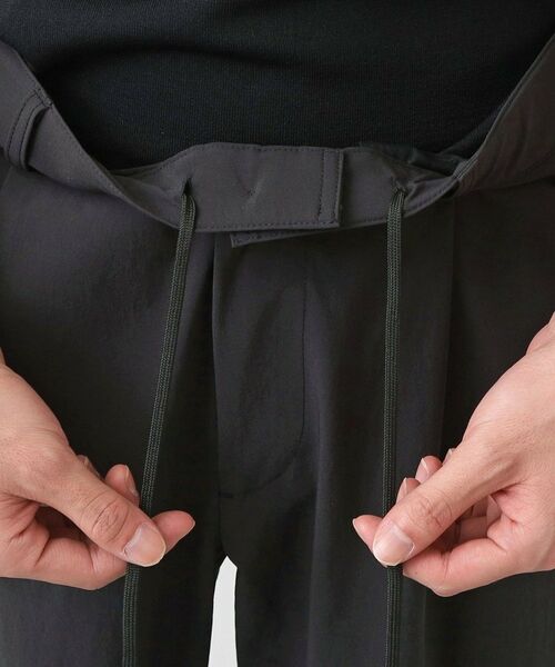 THE SHOP TK / ザ ショップ ティーケー パンツ | 《KURO》コーデュラナイロン  テーパードパンツ セットアップ可／防シワ／撥水／ストレッチ | 詳細15