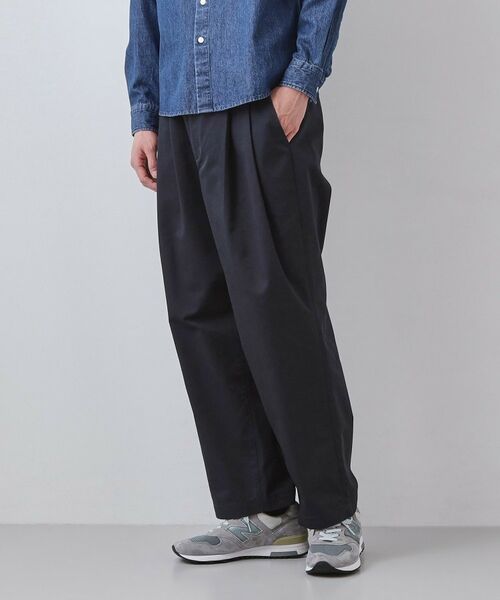 THE SHOP TK / ザ ショップ ティーケー パンツ | 【POLO BCS 別注】ワイドチノ イージーパンツ（ネイビー(094)）