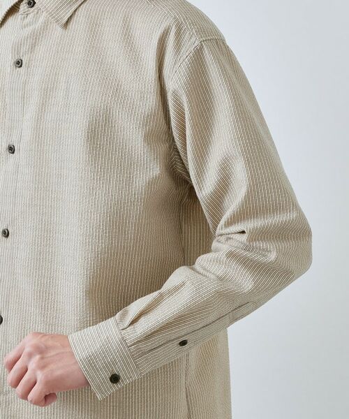 THE SHOP TK / ザ ショップ ティーケー シャツ・ブラウス | 【爽やかで好印象】サッカーストライプシャツ 洗濯機OK | 詳細16