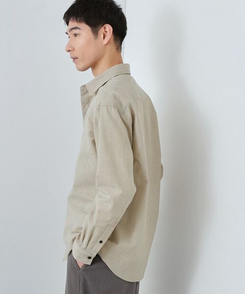 THE SHOP TK / ザ ショップ ティーケー シャツ・ブラウス | サッカーストライプシャツ 洗濯機OK | 詳細2