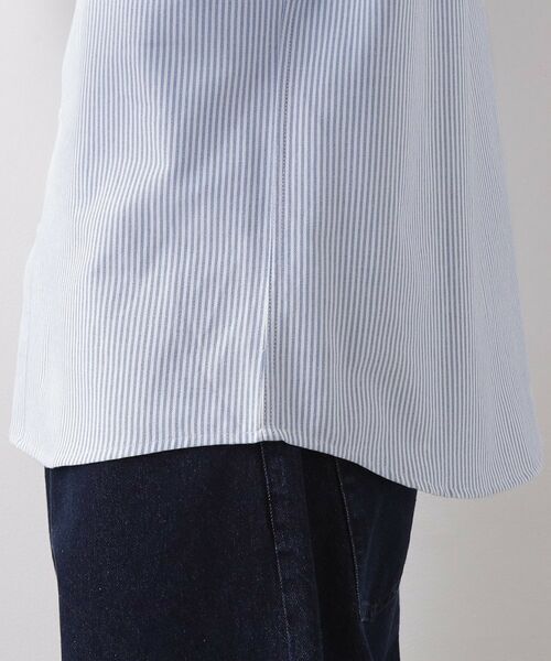 THE SHOP TK / ザ ショップ ティーケー シャツ・ブラウス | 【POLO BCS 別注】 アソート長袖シャツ ストライプ/グレー/デニム | 詳細18