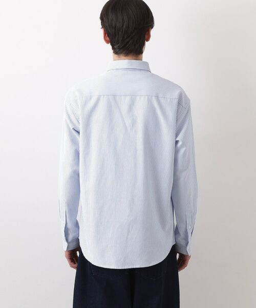 THE SHOP TK / ザ ショップ ティーケー シャツ・ブラウス | 【POLO BCS 別注】 アソート長袖シャツ ストライプ／グレー／デニム | 詳細21