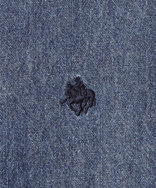 THE SHOP TK / ザ ショップ ティーケー シャツ・ブラウス | 【POLO BCS 別注】 アソート長袖シャツ ストライプ/グレー/デニム | 詳細8