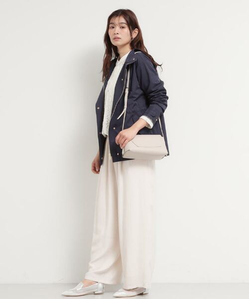 THE SHOP TK / ザ ショップ ティーケー レザーブルゾン・ジャケット | 【ウエスト調節可能ですっきり見え】フーデットブルゾン/洗える | 詳細21