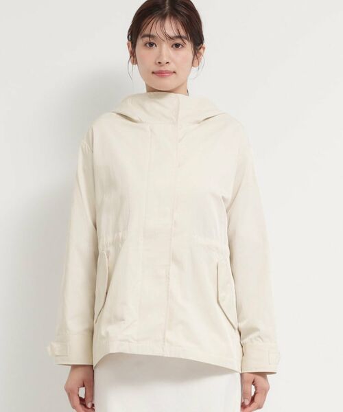 THE SHOP TK / ザ ショップ ティーケー レザーブルゾン・ジャケット | 【ウエスト調節可能ですっきり見え】フーデットブルゾン/洗える | 詳細23