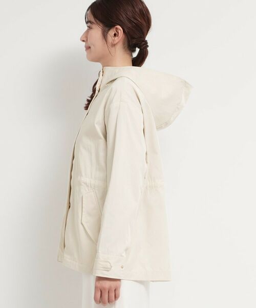 THE SHOP TK / ザ ショップ ティーケー レザーブルゾン・ジャケット | 【ウエスト調節可能ですっきり見え】フーデットブルゾン/洗える | 詳細24