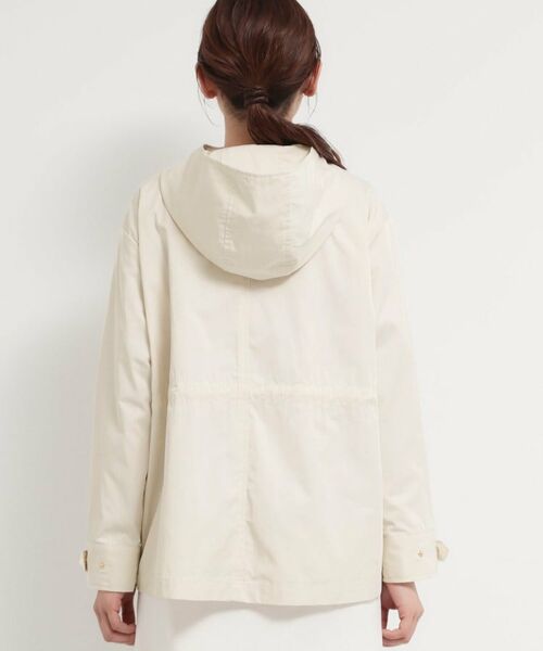 THE SHOP TK / ザ ショップ ティーケー レザーブルゾン・ジャケット | 【ウエスト調節可能ですっきり見え】フーデットブルゾン/洗える | 詳細25