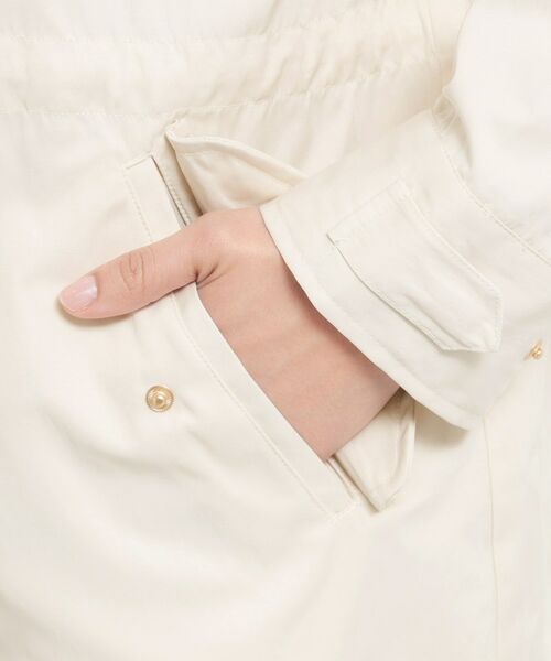 THE SHOP TK / ザ ショップ ティーケー レザーブルゾン・ジャケット | 【ウエスト調節可能ですっきり見え】フーデットブルゾン/洗える | 詳細28