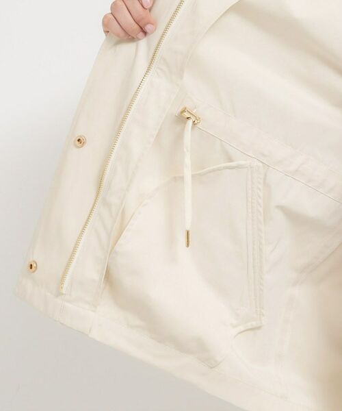 THE SHOP TK / ザ ショップ ティーケー レザーブルゾン・ジャケット | 【ウエスト調節可能ですっきり見え】フーデットブルゾン/洗える | 詳細30