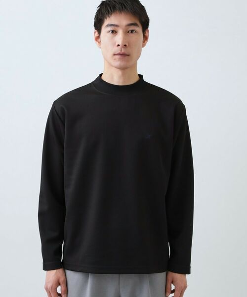 THE SHOP TK / ザ ショップ ティーケー カットソー | ビジネス兼用 カルゼモックネック長袖Tシャツ 洗濯機OK/毛玉になりにくい | 詳細15