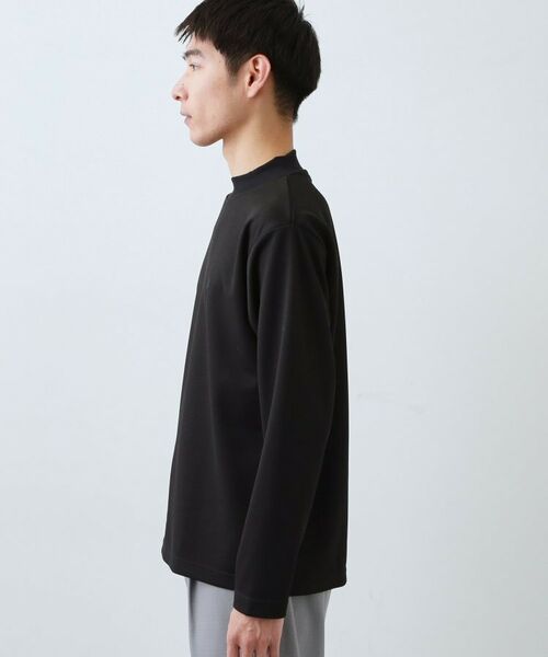 THE SHOP TK / ザ ショップ ティーケー カットソー | ビジネス兼用 カルゼモックネック長袖Tシャツ 洗濯機OK/毛玉になりにくい | 詳細16