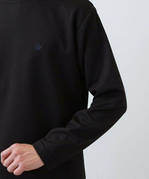 THE SHOP TK / ザ ショップ ティーケー カットソー | ビジネス兼用 カルゼモックネック長袖Tシャツ 洗濯機OK/毛玉になりにくい | 詳細19