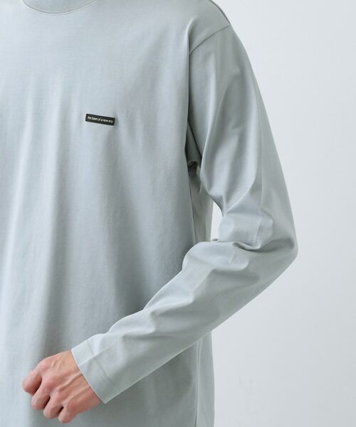 THE SHOP TK / ザ ショップ ティーケー カットソー | 【スタイルを選ばず着られる】ワンポイント 長袖Tシャツ 洗濯機OK/UVカット/毛玉になりにくい | 詳細28