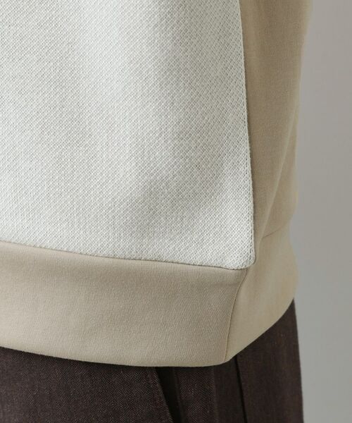 THE SHOP TK / ザ ショップ ティーケー カットソー | チェック柄ダンボール スウェット 洗濯機OK | 詳細20