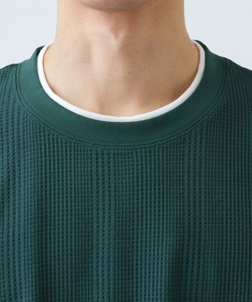 THE SHOP TK / ザ ショップ ティーケー カットソー | 【ラクして決まる！】レイヤード風半袖Tシャツ　洗濯機OK | 詳細23