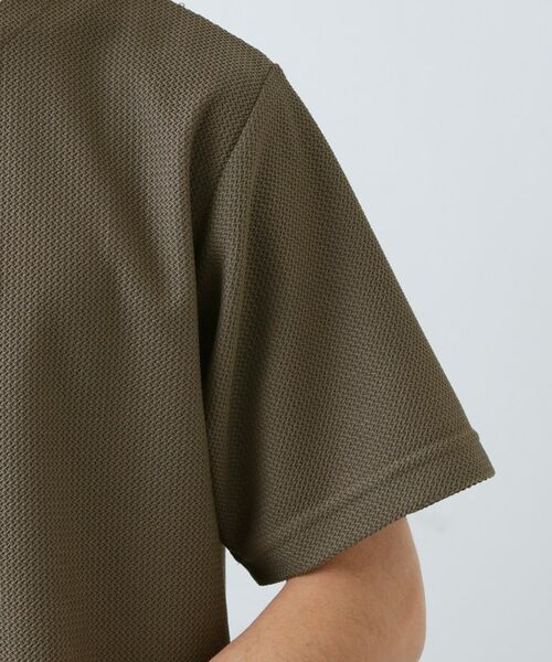 THE SHOP TK / ザ ショップ ティーケー カットソー | 【一枚でコーディネートが完成！】レイヤード風 キーネック 半袖Tシャツ 洗濯機OK | 詳細24
