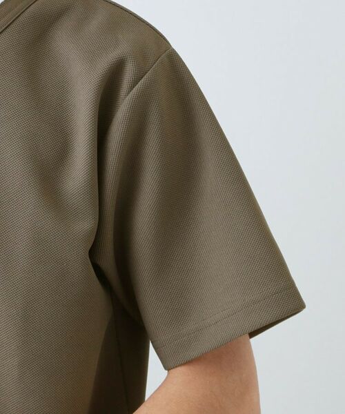 THE SHOP TK / ザ ショップ ティーケー Tシャツ | 【1枚でちゃんとして見える】ヘンリーネック レイヤード風 半袖Tシャツ 洗濯機OK | 詳細24