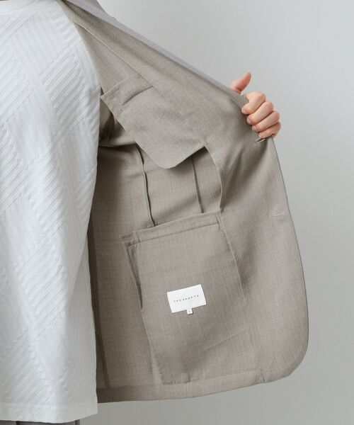 THE SHOP TK / ザ ショップ ティーケー テーラードジャケット | 【LINO FINE】リネンライク テーラードジャケット 吸水速乾/イージーケア/UVカット/洗濯機OK | 詳細28