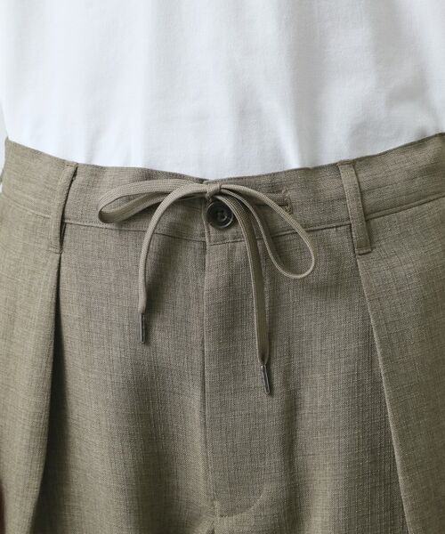 THE SHOP TK / ザ ショップ ティーケー パンツ | 【LINO FINE】リネンライク ワイドイージーパンツ 吸水速乾/イージーケア/UVカット/洗濯機OK | 詳細22