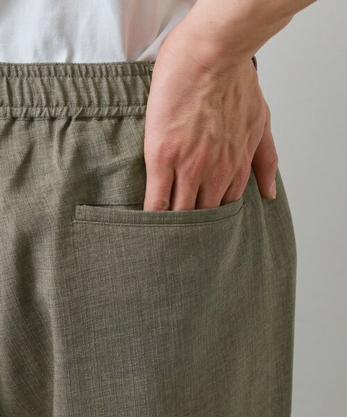 THE SHOP TK / ザ ショップ ティーケー パンツ | 【LINO FINE】リネンライク ワイドイージーパンツ 吸水速乾/イージーケア/UVカット/洗濯機OK | 詳細26