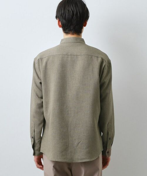 THE SHOP TK / ザ ショップ ティーケー シャツ・ブラウス | 【LINO FINE】リネンライク 長袖シャツ UVカット　イージーケア　吸水速乾　洗濯機OK | 詳細20