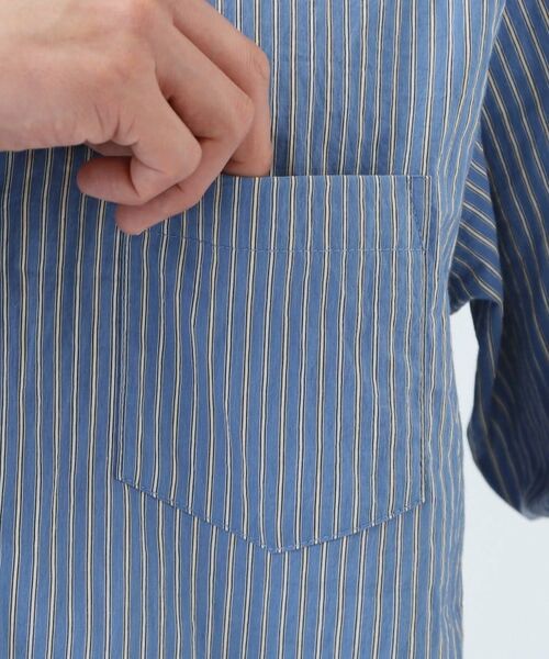 THE SHOP TK / ザ ショップ ティーケー シャツ・ブラウス | 【綿毛のように軽い】フラフテックス ストライプ長袖シャツ 洗濯機OK | 詳細18