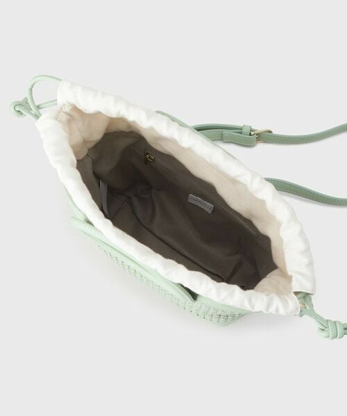 THE SHOP TK / ザ ショップ ティーケー ショルダーバッグ | 合皮型押しメッシュショルダーバッグ | 詳細10