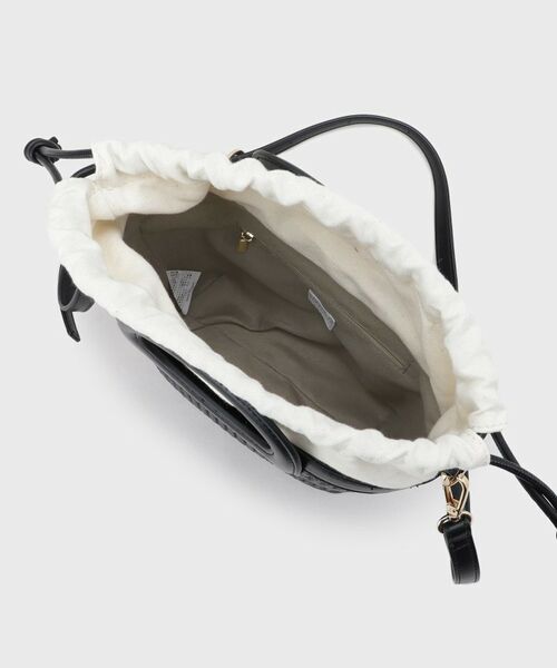 THE SHOP TK / ザ ショップ ティーケー ショルダーバッグ | 合皮型押しメッシュショルダーバッグ | 詳細11