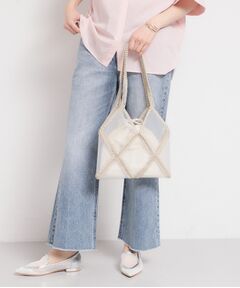 THE SHOP TK / ザ ショップ ティーケー トートバッグ | PVC×鍵針切り替えバッグ