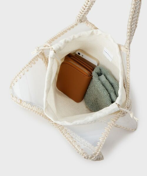 THE SHOP TK / ザ ショップ ティーケー トートバッグ | PVC×鍵針切り替えバッグ | 詳細12