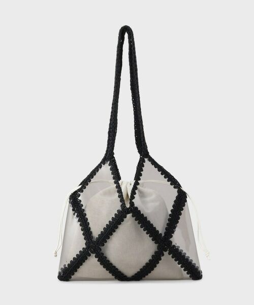 THE SHOP TK / ザ ショップ ティーケー トートバッグ | PVC×鍵針切り替えバッグ | 詳細5