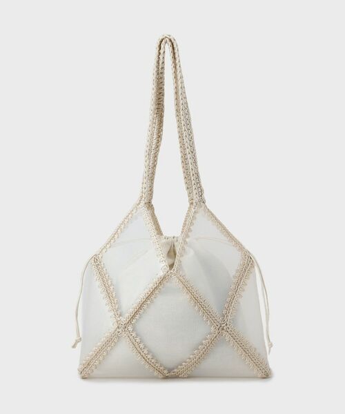 THE SHOP TK / ザ ショップ ティーケー トートバッグ | PVC×鍵針切り替えバッグ | 詳細8