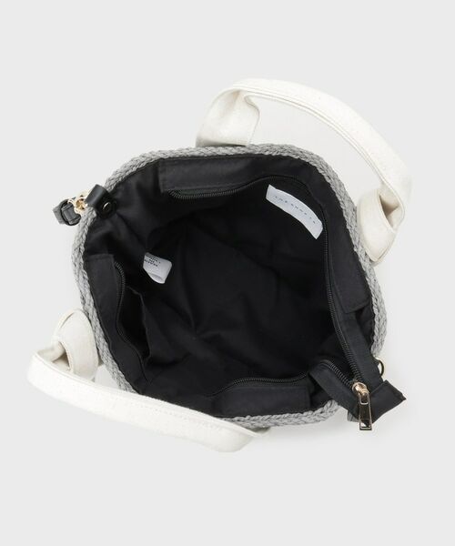 THE SHOP TK / ザ ショップ ティーケー ハンドバッグ | ロゴ雑材バッグ | 詳細14